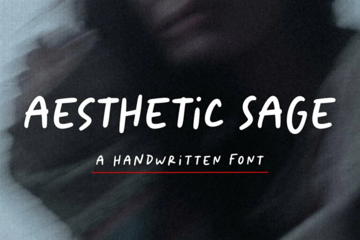 Aesthetic Sage Handwriting Font – Free Download