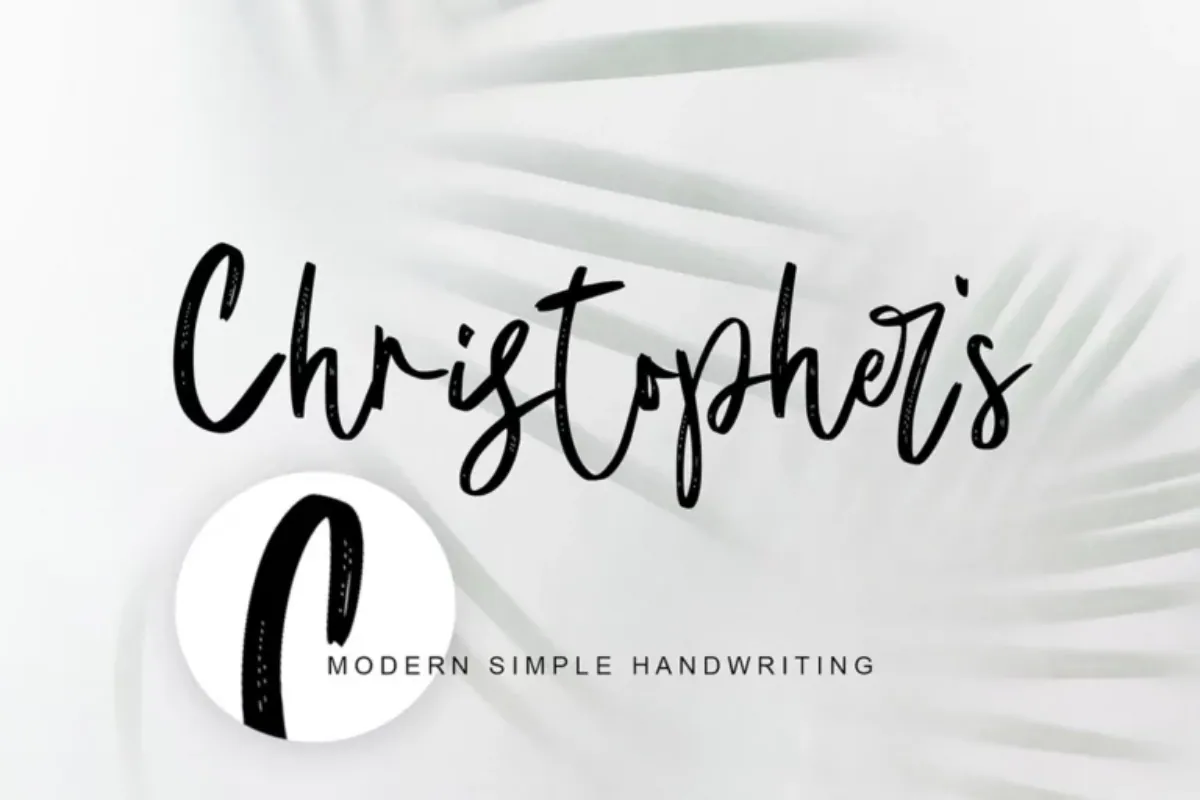 Christopher’s Handwriting Font