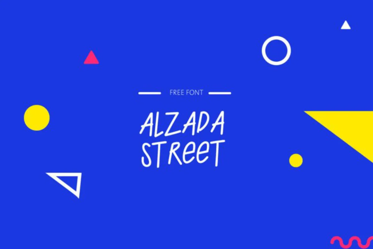 Free Alzada Street Handwriting Font