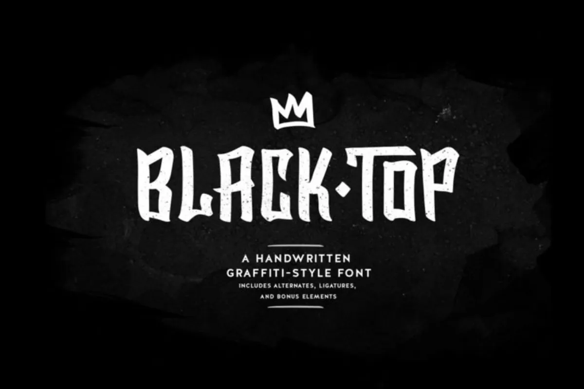 Free BlackTop Handwriting Font