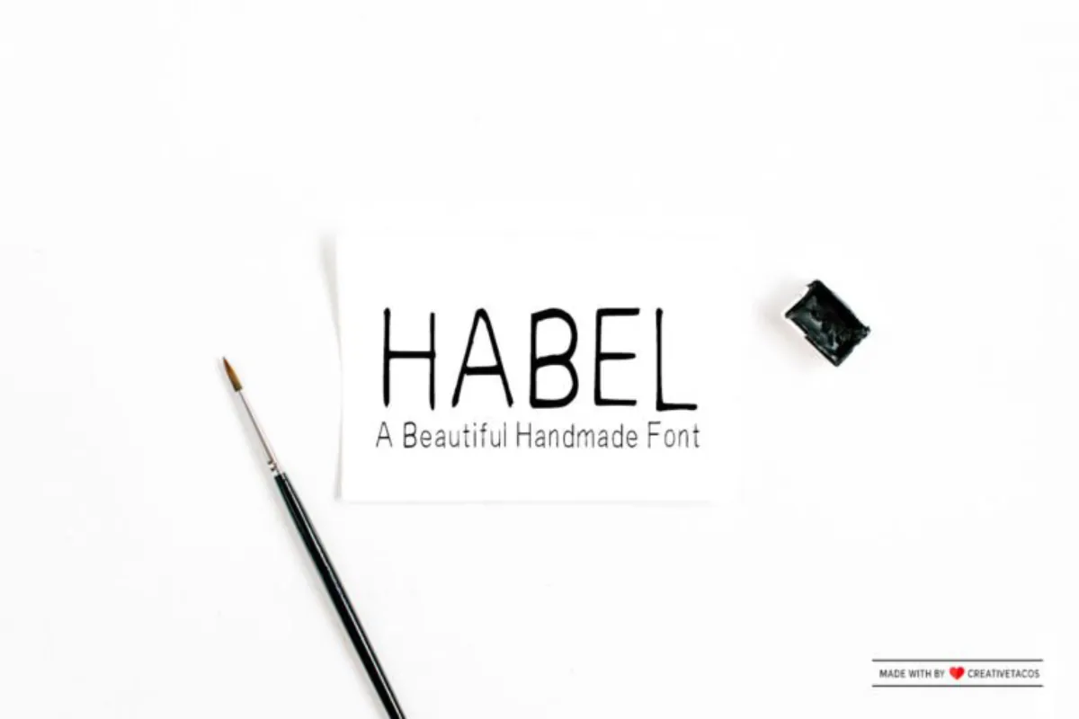 Habel Handwriting Font