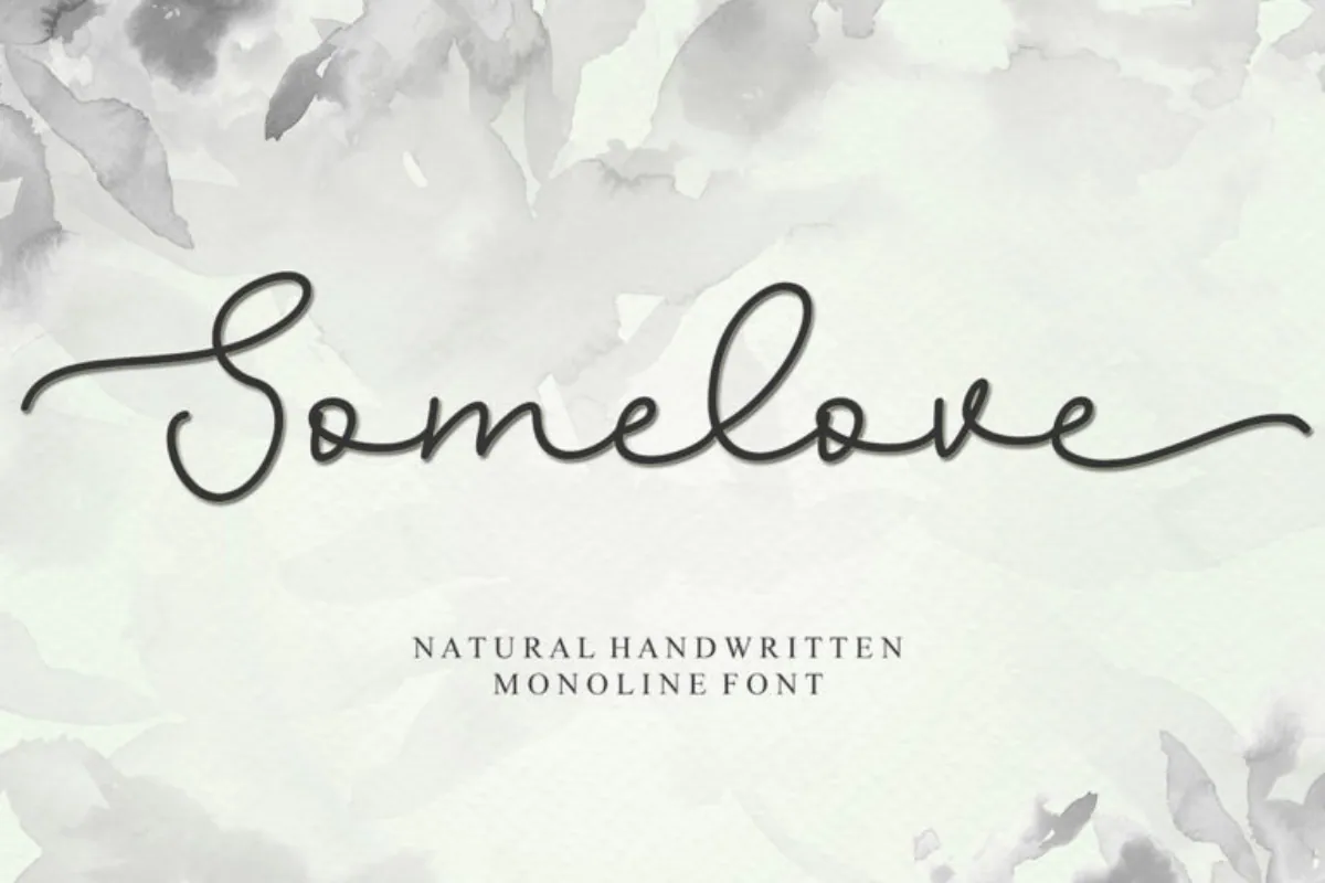 Somelove Handwriting Font