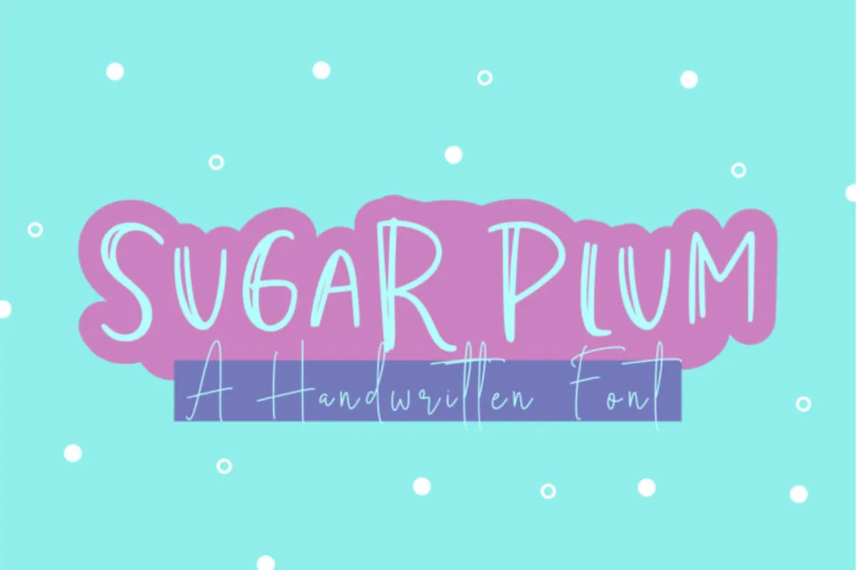 Sugar Plum Handwriting Font