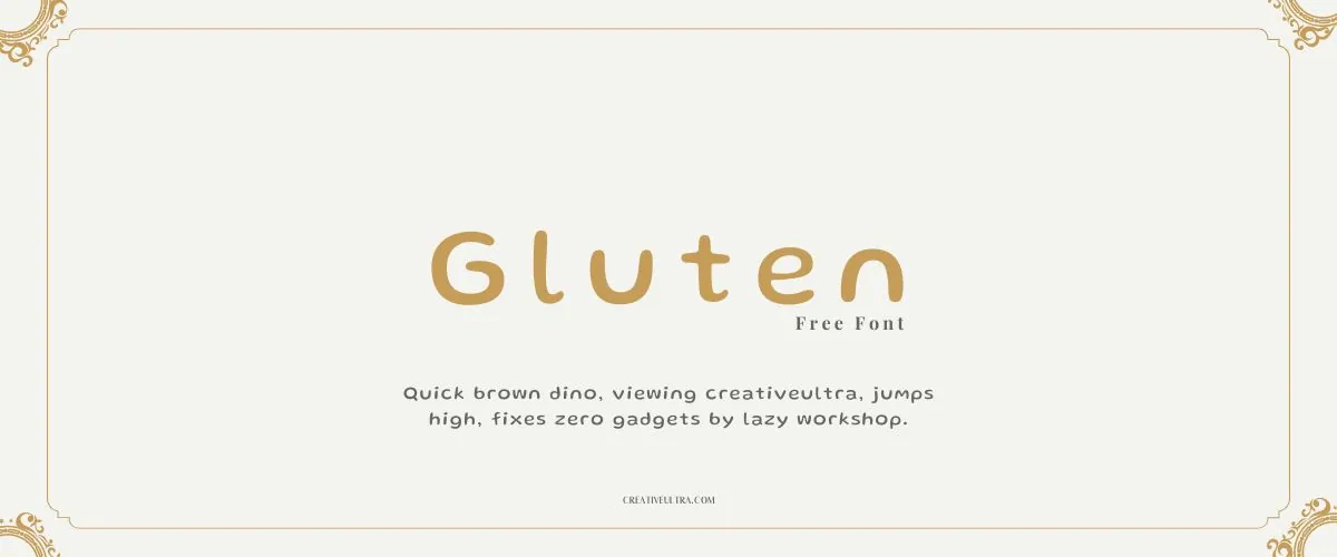 Gluten Font