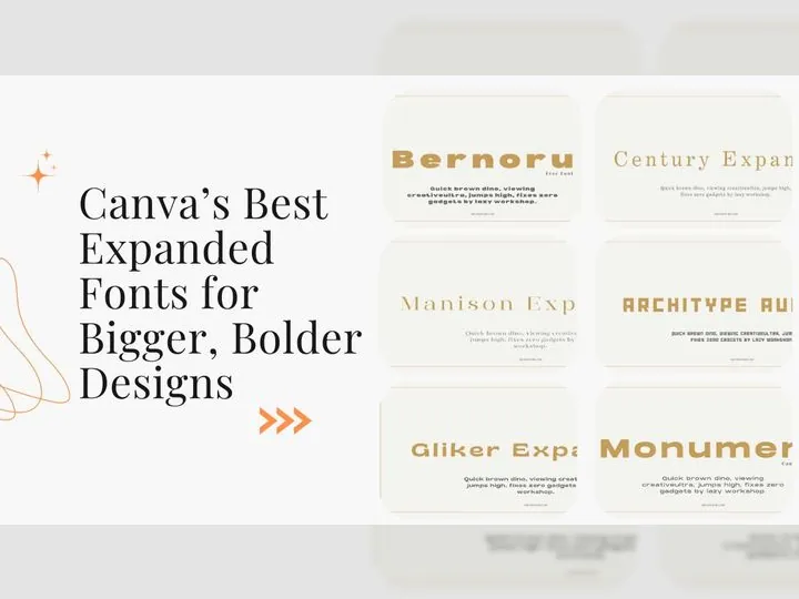 Canva’s Best Expanded Fonts for Bigger, Bolder Designs Featured Image