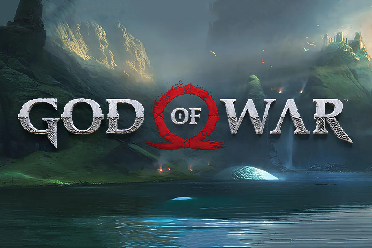 image showing a beautiful mystical island from God of War