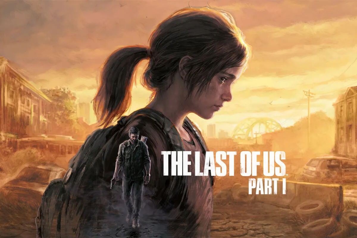 Image showing a girl and a man surviving in a post-apocalyptic world