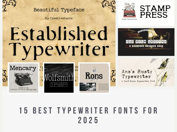 15 Best Typewriter Fonts For 2025