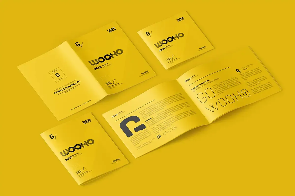 Magazine Brochure Mockup - Free Download
