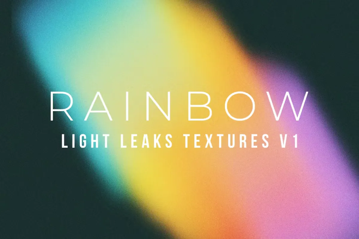 Rainbow Light Leaks Vol. 01