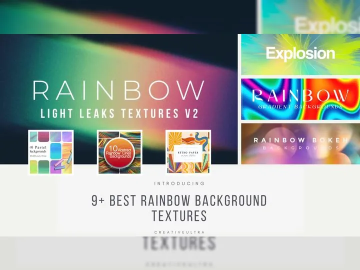 9+ Best Rainbow Background Textures