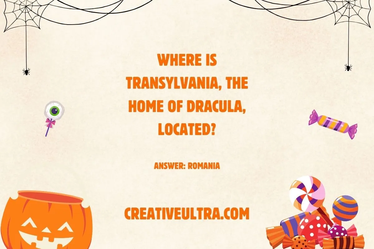 Where is Transylvania, the home of Dracula, located?