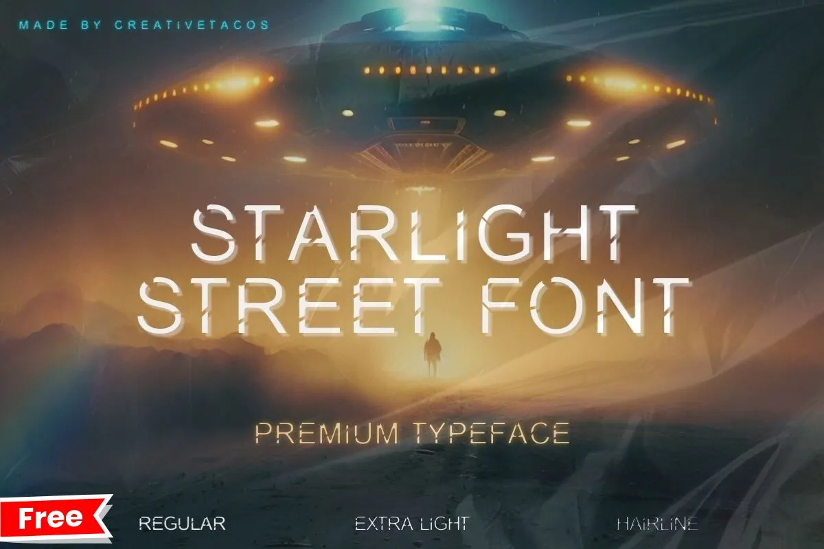 Starlight Street Font – Modern Movie Font