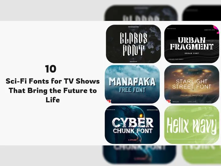 10 Sci-Fi Fonts for TV Shows That Bring the Future to Life