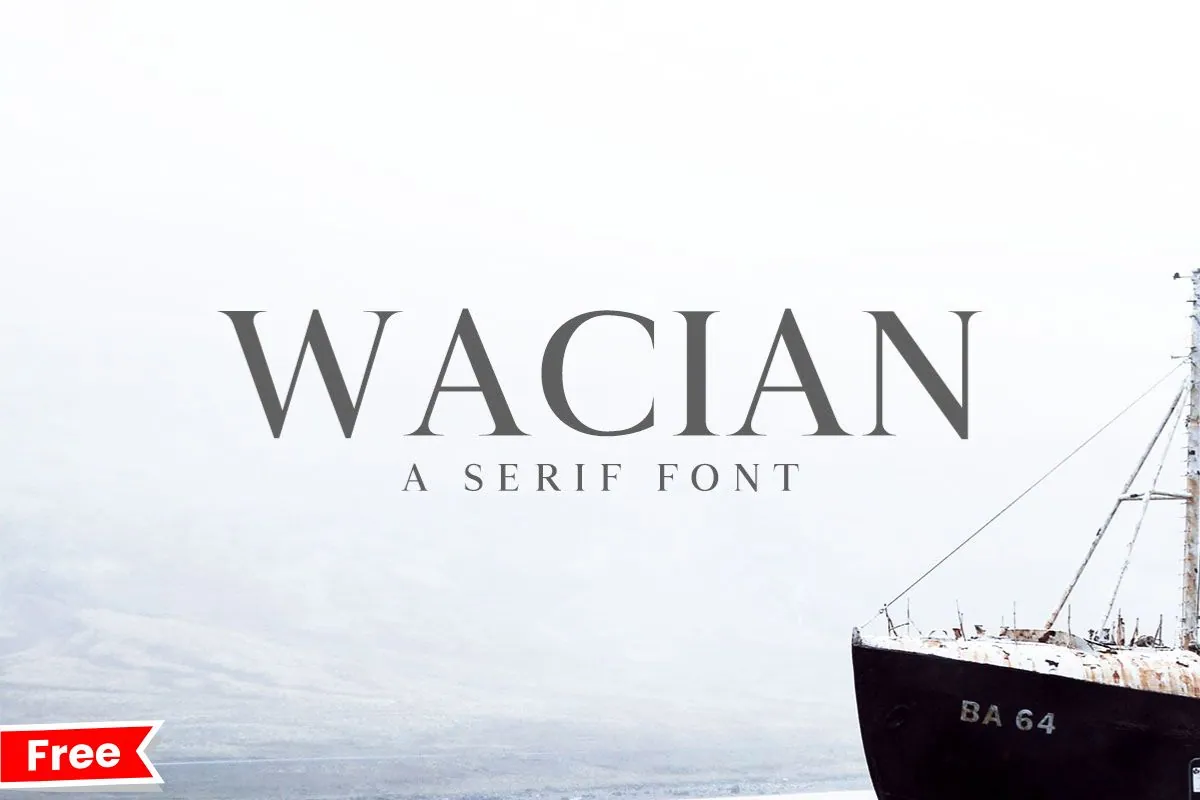 Wacian Serif Font