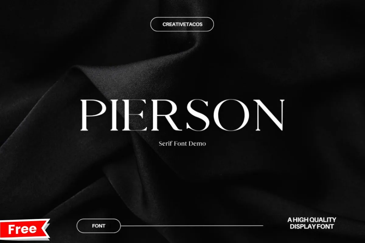 Pierson Serif Font Free Download