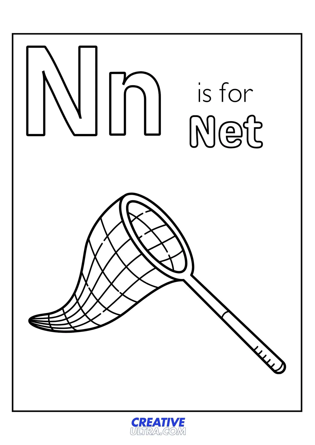 Net Coloring Page