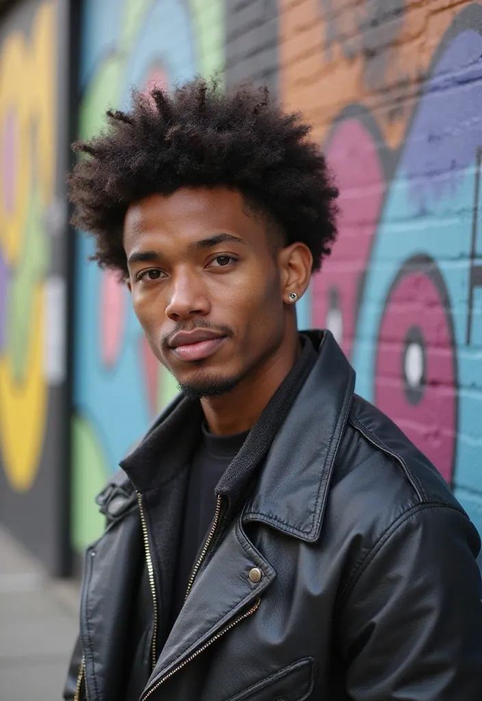 20 Creative Men's Hairstyle Ideas for 2025 You Haven't Tried Yet! - 13. The Tapered Afro