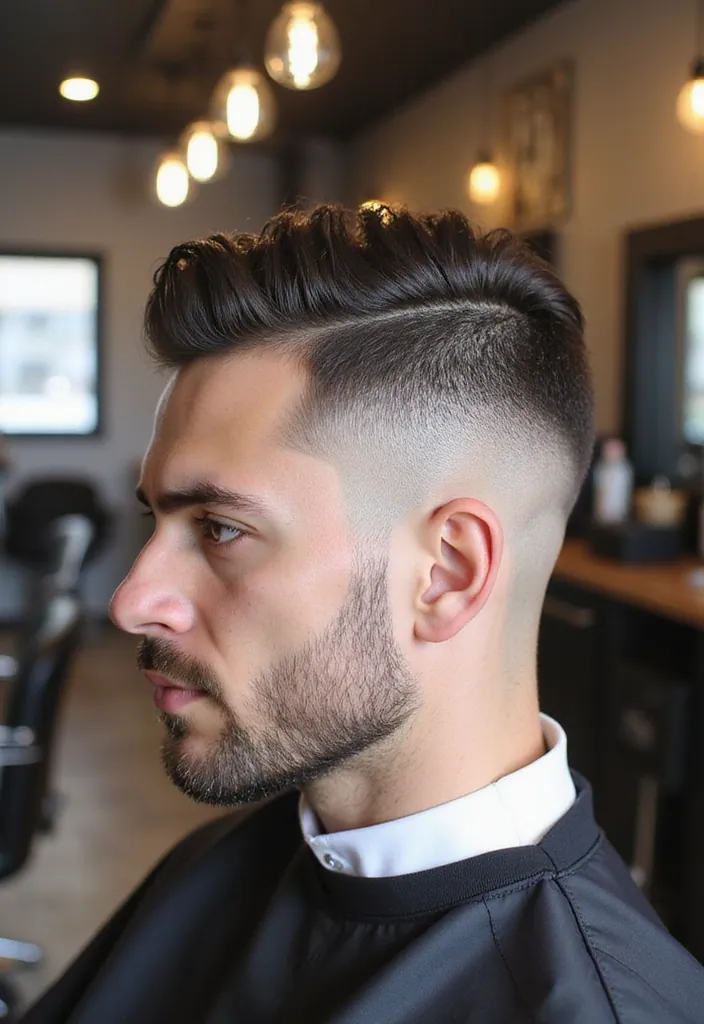 20 Age-Appropriate Hairstyles for Men Over 40 That Are Totally Trendy! - 17. The Caesar Fade