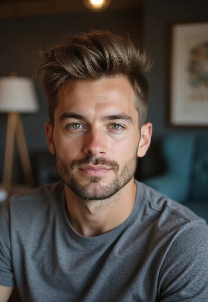 20 Age-Appropriate Hairstyles for Men Over 40 That Are Totally Trendy! - 14. The Messy Top
