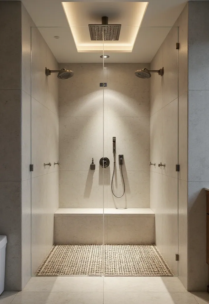 20 Chic Bathroom Designs That Exude Mid Century Modern Elegance! - 15. Spa-Inspired Features