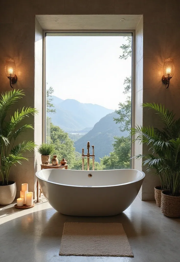 20 Chic Bathroom Designs That Exude Mid Century Modern Elegance! - 4. Freestanding Bathtubs