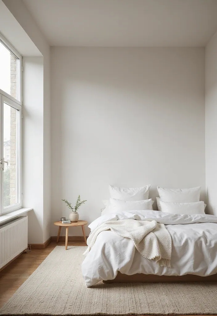 20 Cozy Loft Bedroom Ideas that Will Wrap You in Comfort! - 9. Minimalist Calm