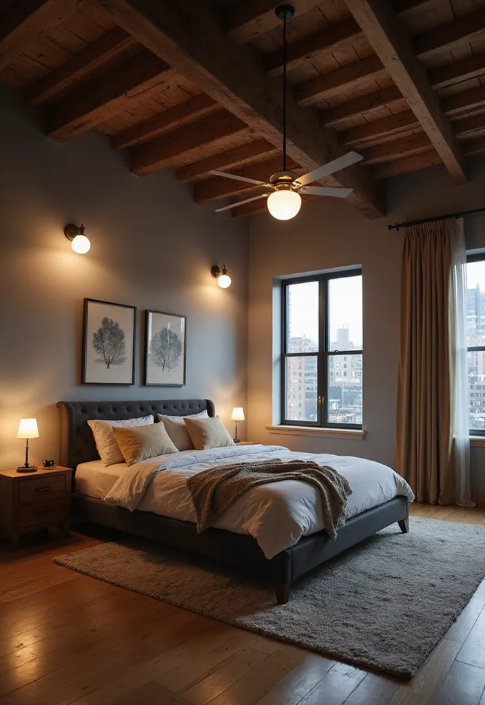 20 Cozy Loft Bedroom Ideas that Will Wrap You in Comfort! - 18. Smart Technology