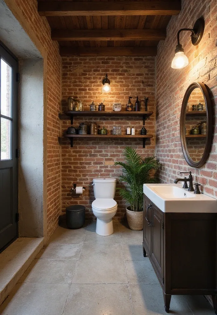 25 Dream Bathrooms to Inspire Your Creative Genius - 8. Industrial Chic