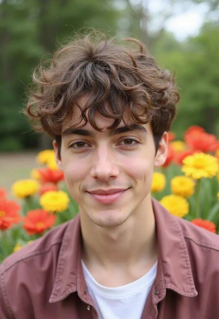 25 Fresh Medium Hairstyles for Men That Will Instantly Upgrade Your Style (Wait for #4!) - 10. The Curly Fringe