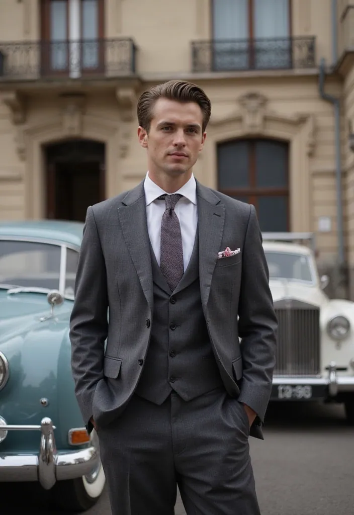 25 Fresh Medium Hairstyles for Men That Will Instantly Upgrade Your Style (Wait for #4!) - 14. The Vintage Side Sweep