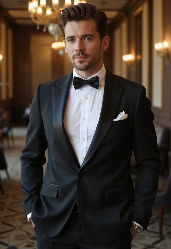 25 Fresh Medium Hairstyles for Men That Will Instantly Upgrade Your Style (Wait for #4!) - 19. The Dapper Slick