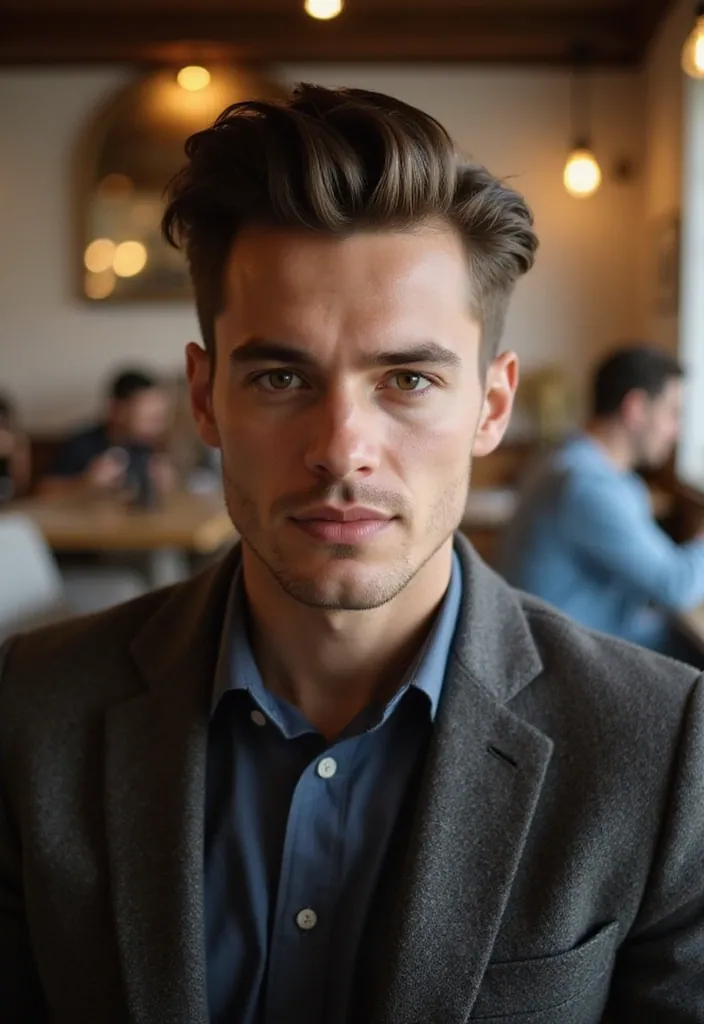 25 Fresh Medium Hairstyles for Men That Will Instantly Upgrade Your Style (Wait for #4!) - 3. The Side Part