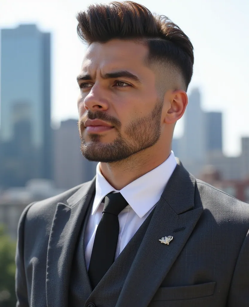 25 Fresh Medium Hairstyles for Men That Will Instantly Upgrade Your Style (Wait for #4!) - 2. The Modern Pompadour