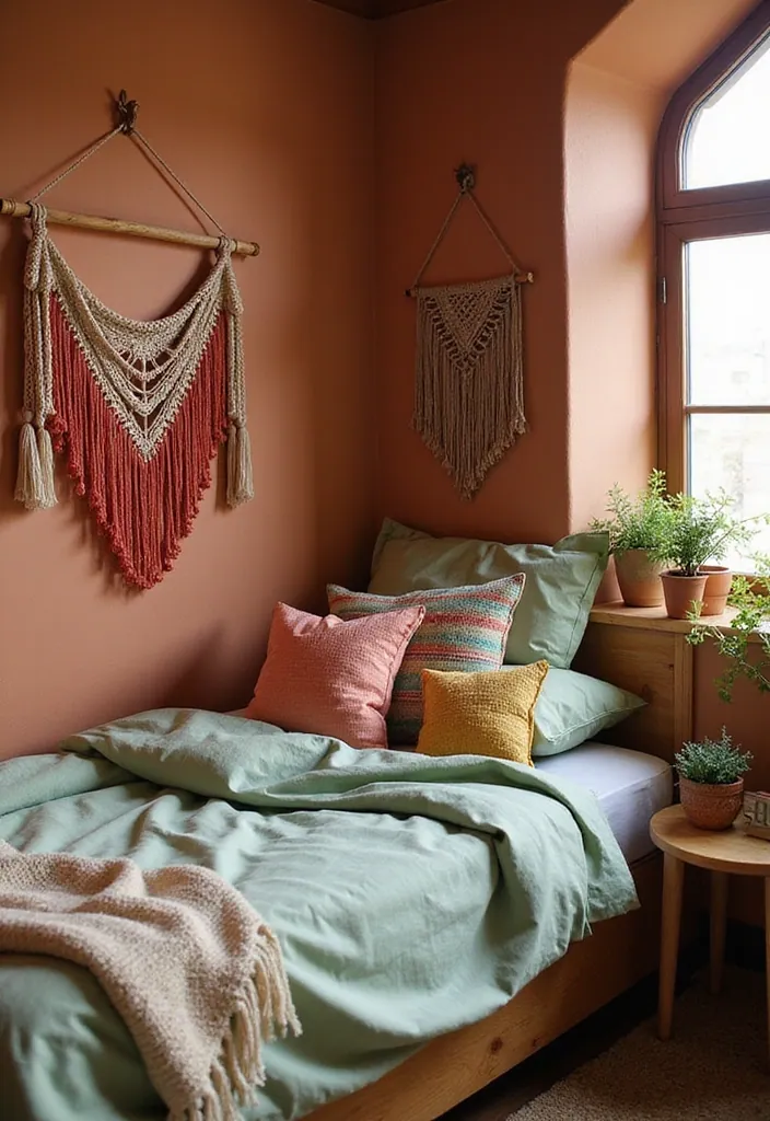20 Incredible Boho Decor Ideas for Teen Bedrooms You'll Want in 2025! - 3. Earthy Color Palette
