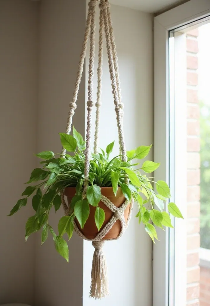 20 Incredible Boho Decor Ideas for Teen Bedrooms You'll Want in 2025! - 7. Macramé Plant Hangers