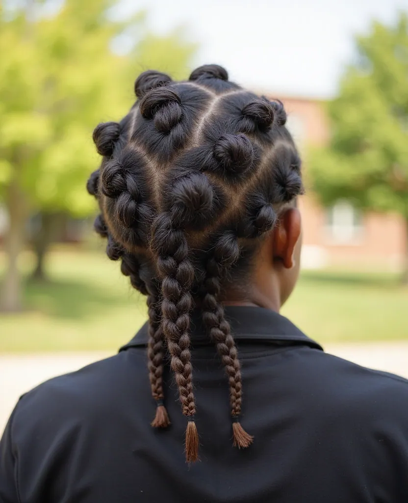 25 Jaw-Dropping Black Male Braids Hairstyles That Will Turn Heads! - 16. Zigzag Braids
