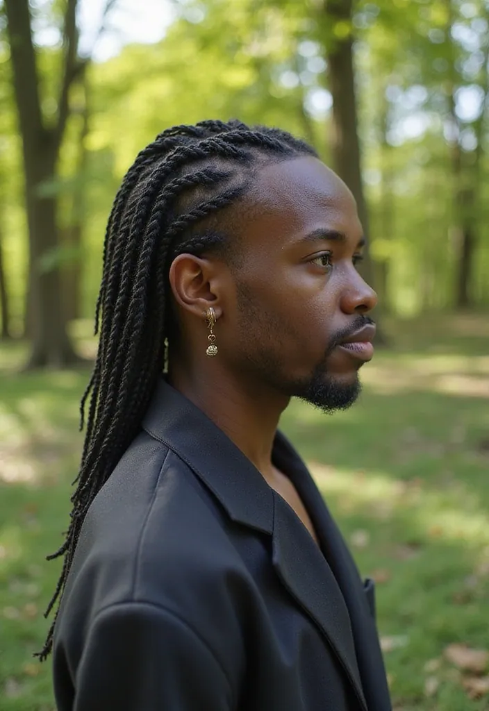 25 Jaw-Dropping Black Male Braids Hairstyles That Will Turn Heads! - 7. Twisted Braids