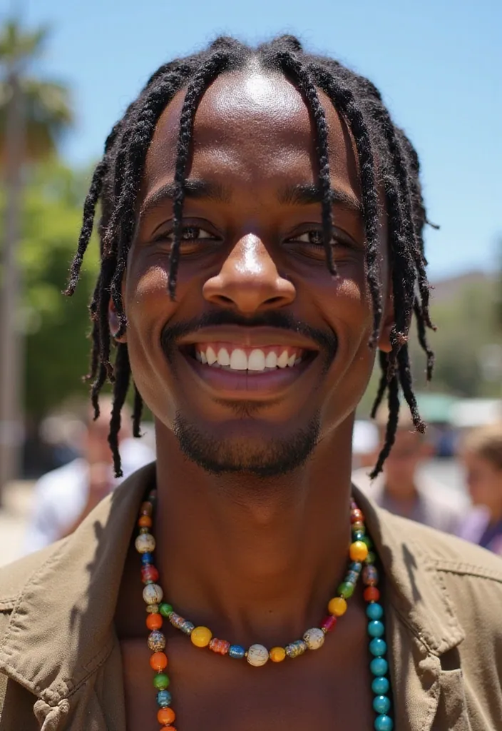 25 Jaw-Dropping Black Male Braids Hairstyles That Will Turn Heads! - 19. Braids with Beads