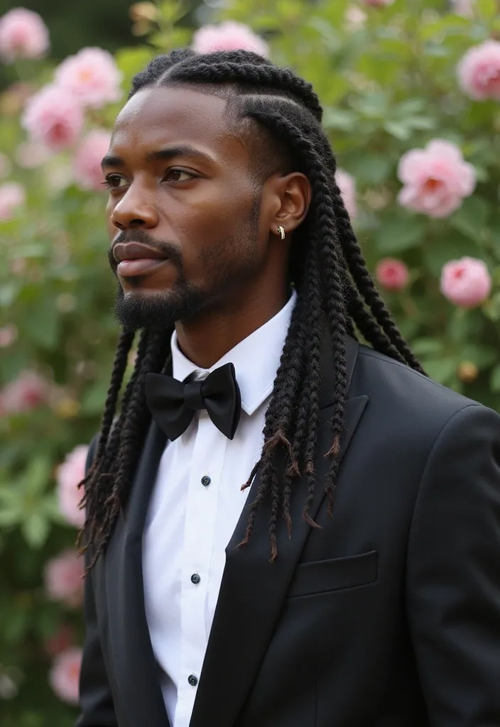25 Jaw-Dropping Black Male Braids Hairstyles That Will Turn Heads! - 14. Halo Braids