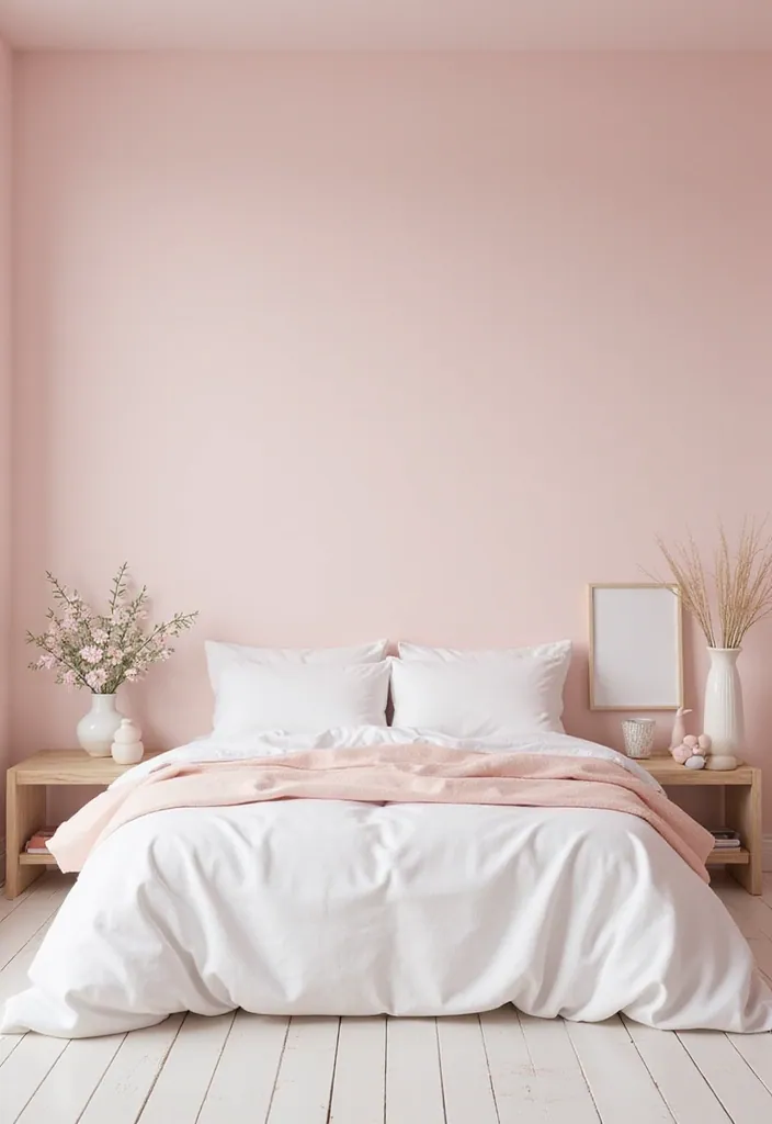 20 Minimalist Bedroom Aesthetics to Inspire Your 2025 Home Refresh! - 11. Soft Pastels