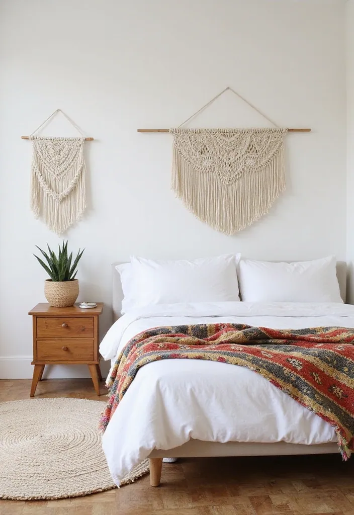 20 Minimalist Bedroom Aesthetics to Inspire Your 2025 Home Refresh! - 4. Minimalist Boho