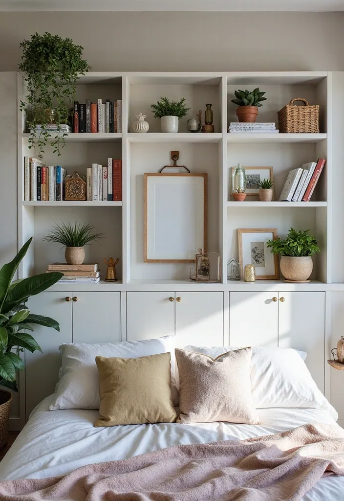 21 Must-See Modern Bedroom Trends for Your 2025 Makeover! - 17. Open Shelving