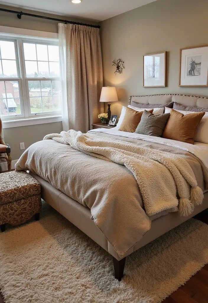 21 Must-See Modern Bedroom Trends for Your 2025 Makeover! - 20. Cozy Layering