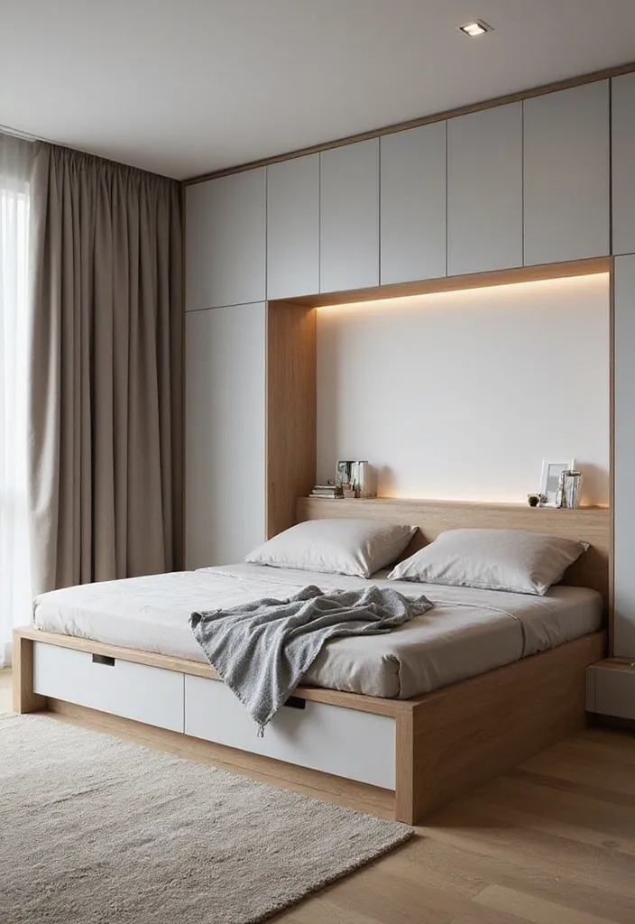 21 Must-See Modern Bedroom Trends for Your 2025 Makeover! - 2. Multifunctional Furniture