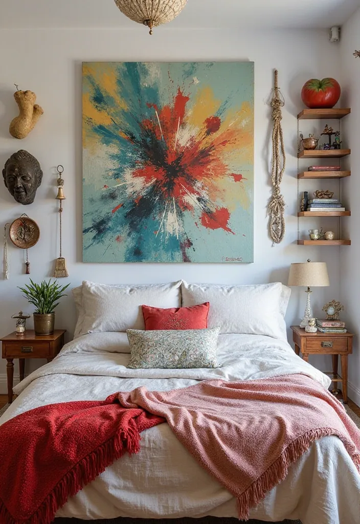 21 Must-See Modern Bedroom Trends for Your 2025 Makeover! - 10. Artistic Touches