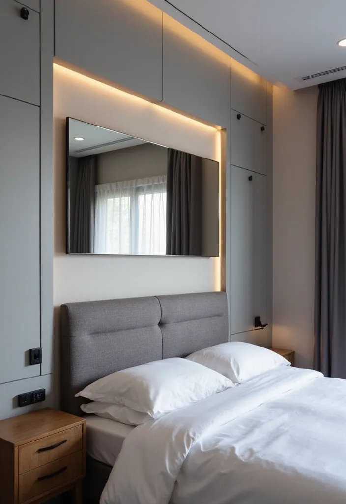 21 Must-See Modern Bedroom Trends for Your 2025 Makeover! - 19. Integrated Technology