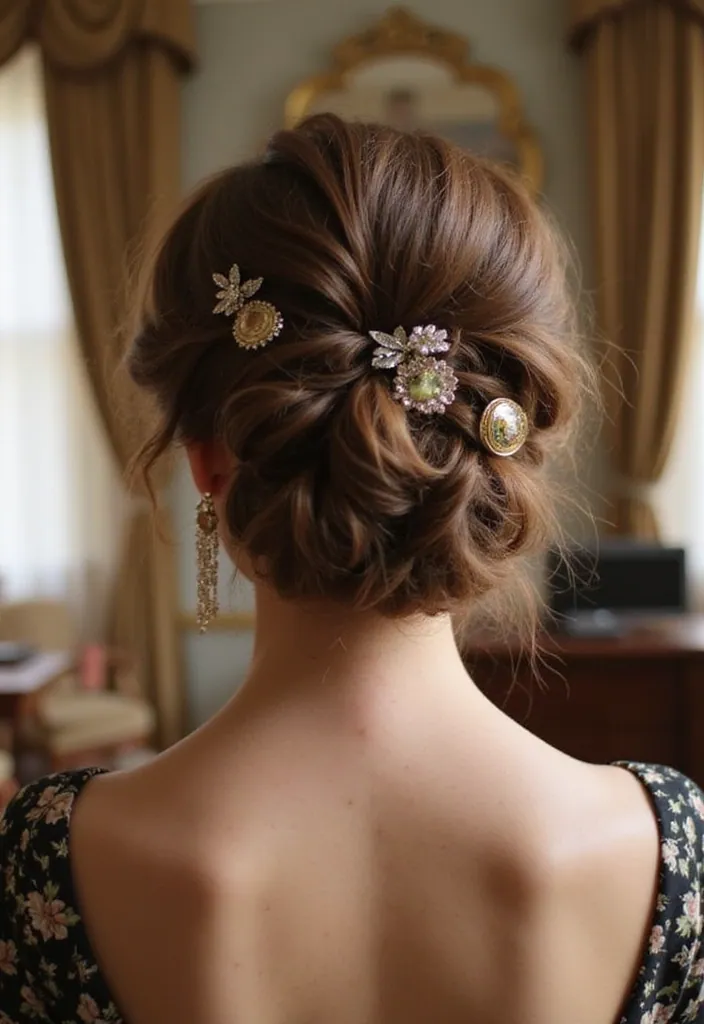 15 Must-Try Japanese Hairstyles for a Sleek Look That Will Make You Stand Out! - 15. The Vintage Inspired Updo