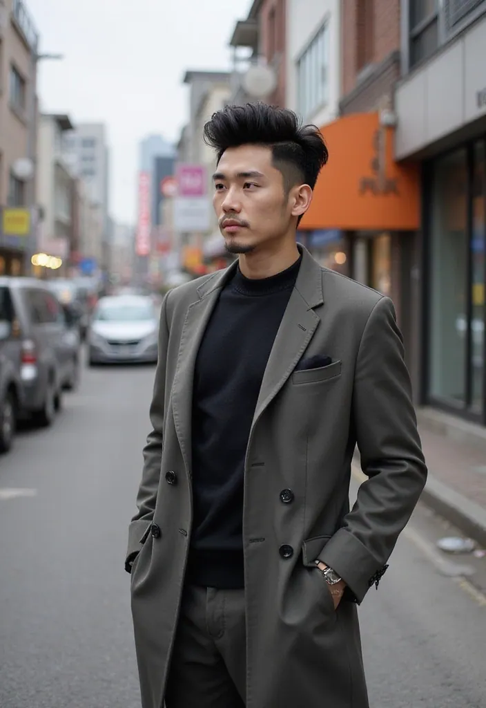 29+ Must-Try Korean Men Hairstyles for a Fashion-Forward Look! - 8. The Quiff