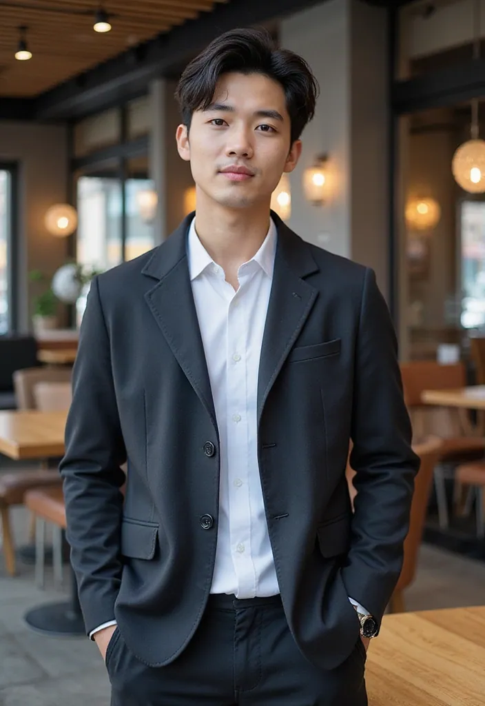 29+ Must-Try Korean Men Hairstyles for a Fashion-Forward Look! - 14. The Taper Fade